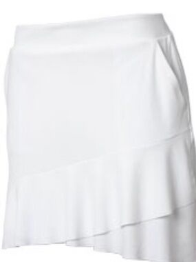 Greg Norman White Women's Asymmetrical Tiered Skort